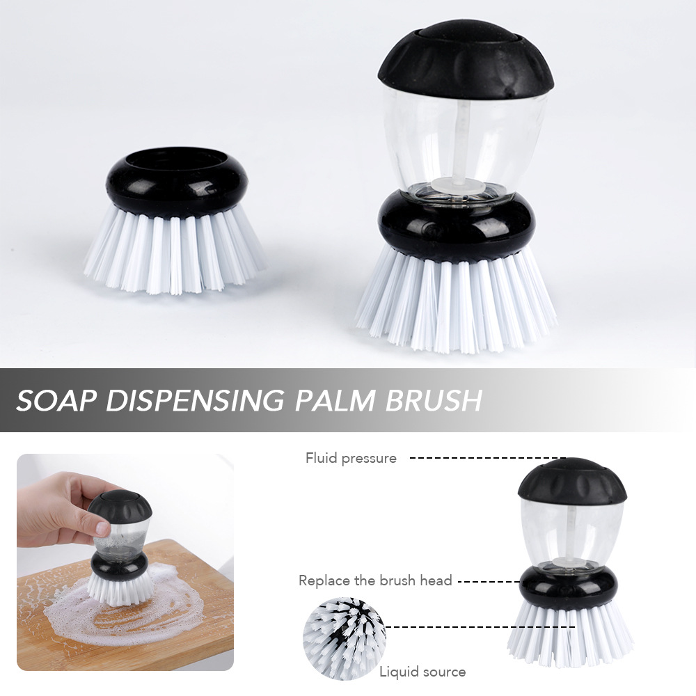 Mini Soap Dispensing Brush