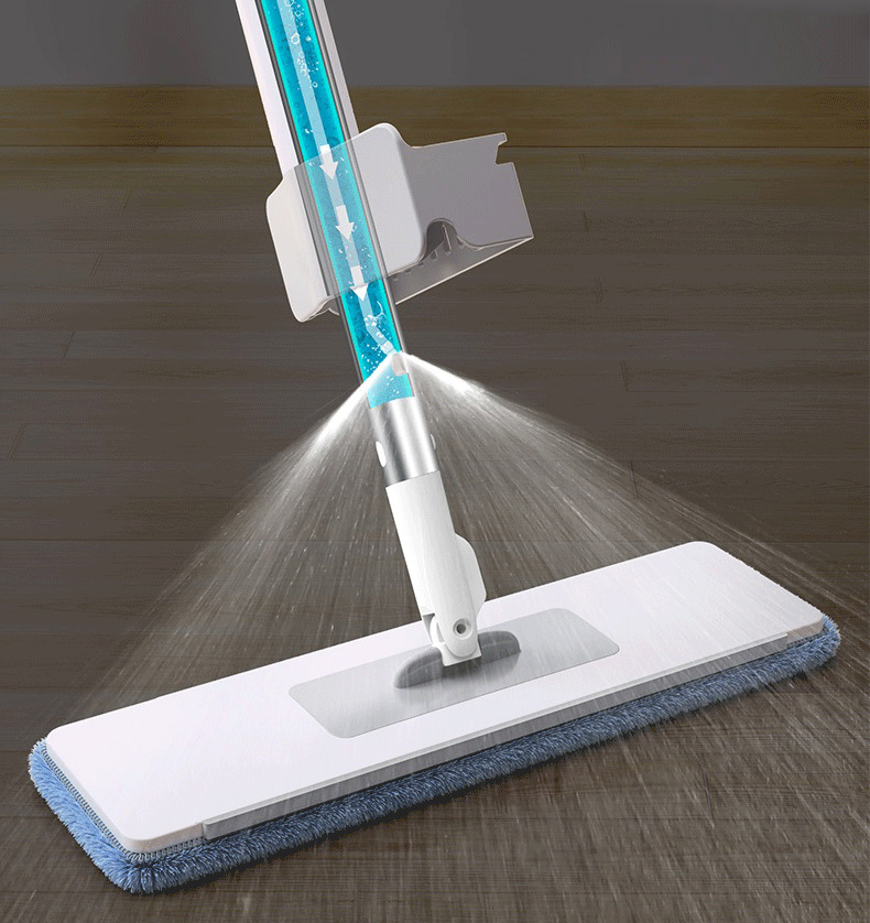 Self-wringing hand-free Spray mop