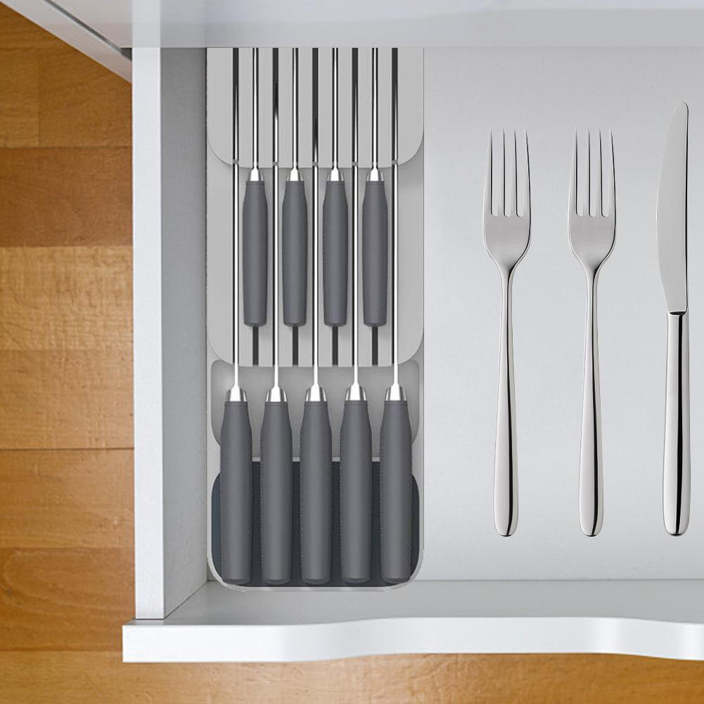 Kitchen knife holder tool storage box